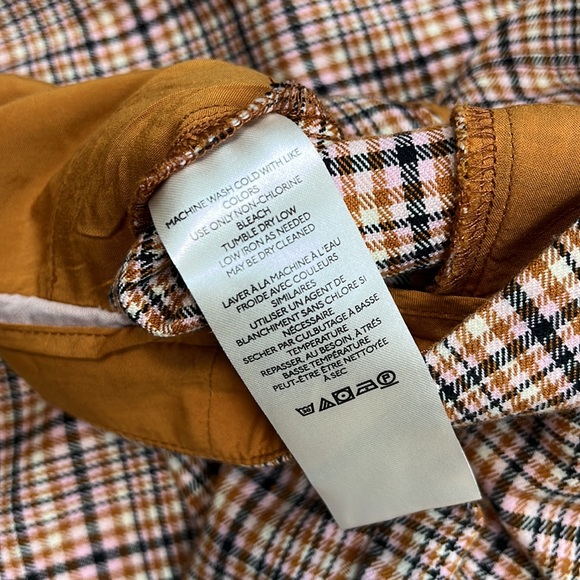 FREE PEOPLE TURNING POINT TROUSER - NEUTRAL COMBO, SIZE 10 1371 - Picture 8 of 9